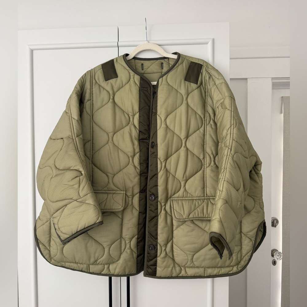 Frankie Shop TEDDY QUILTED JACKET